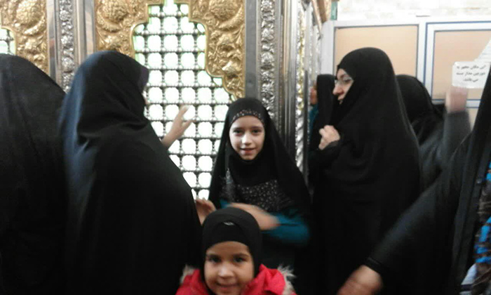 970913 hozor ghoran amozan shobeye bagheyetalah qom dar haram hazrat masome 01