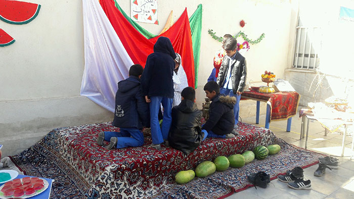 970929 marasem shab yalda dar dabestan emam hasan mojtaba rafsanjan 02