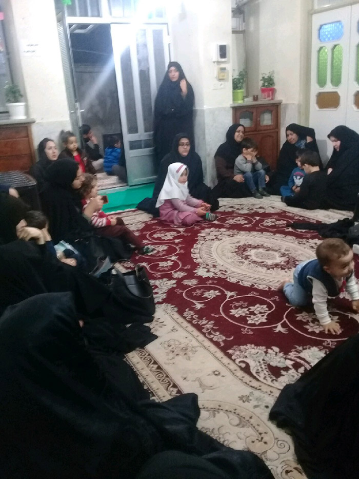 971117 marasem azadari hazrat zahra dar ramean va khan babin 03