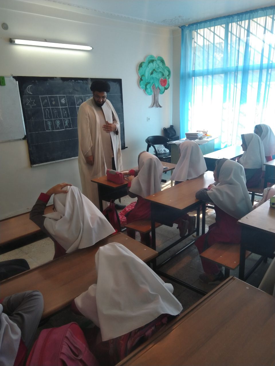 980801 bazdid hojatol eslam tabatabayi az dabestan emam hasan mojtaba arak 03