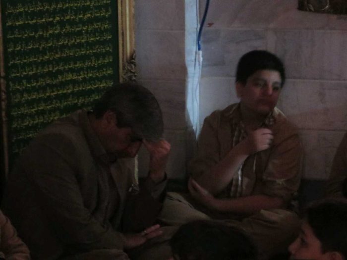 971201 barghozari marasem vafat hazrat omol banin shobeye shahideyn qom 01